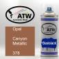 Preview: Opel, Canyon Metallic, 378: 400ml Sprühdose, von ATW Autoteile West.